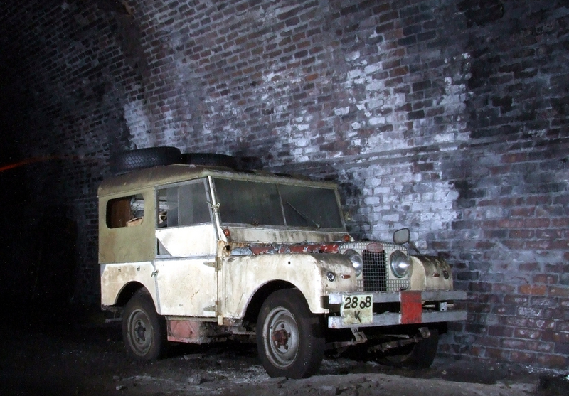 Illustration for article titled A Collapsed Old Railway Tunnel Hides These Rare Cars